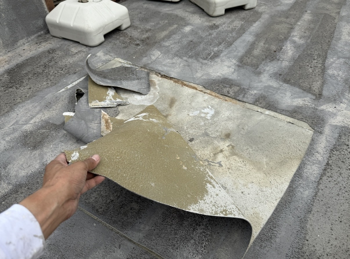 屋上防水漏水調査の画像